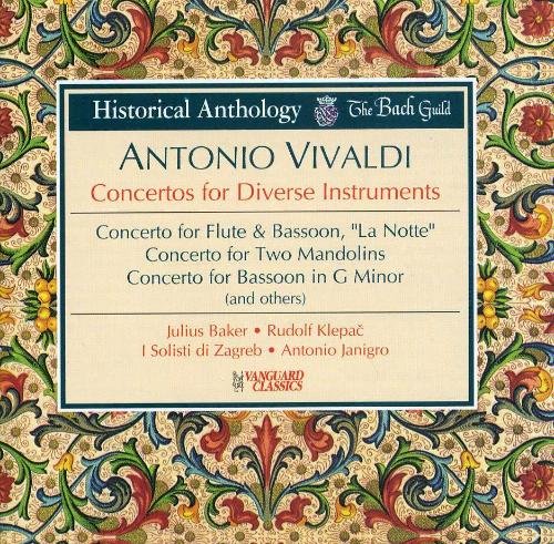 I Solisti di Zagreb Antonio Janigro/Antonio Vivaldi: Concertos For Diverse Instruments